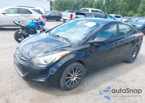 2011 Hyundai Elantra Gls из США, поврежденный, VIN 5NPDH4AE7BH053909